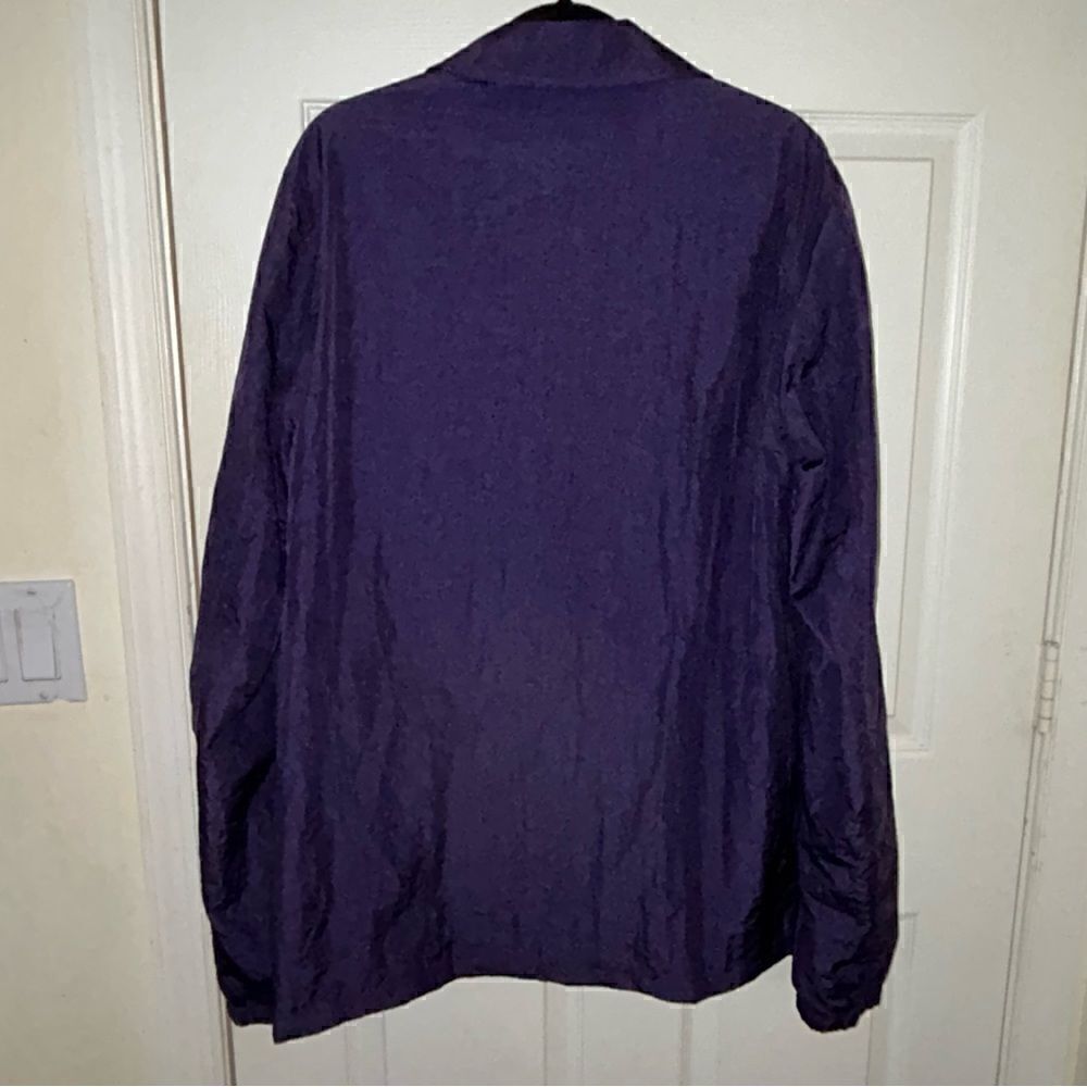 Asos Zip Front Windbreaker Style Tall Long Lightweight Jacket - Picture 6 of 7